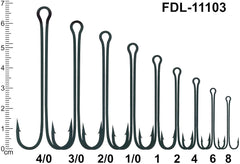 Fanatik FDL-11103 Long Double Hook Red