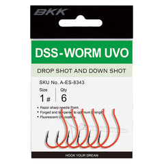 BKK DSS-WORM UVO SINGLE HOOK