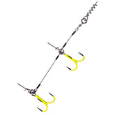 K.P Stinger rig BKK UV Yellow Hook