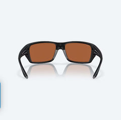 COSTA Tailfin Matte Black Green Mirror