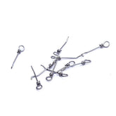 Pikecraft Bait Pin Stinger Spailes XL Stainless Steel Black iepakojums/10gab