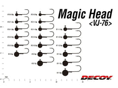 Jig Heads Decoy MAGIC HEAD VJ-76 (4pcs)