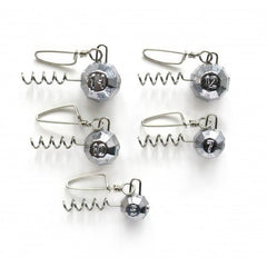 Fanatik SET MIX CORKSCREW JIG HEAD with Carabiner - Ratter BaitsFanatik SET MIX CORKSCREW JIG HEAD with CarabinerFanatik