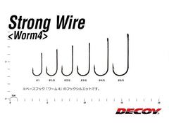 Decoy Hooks Flippin Straight Worm 144
