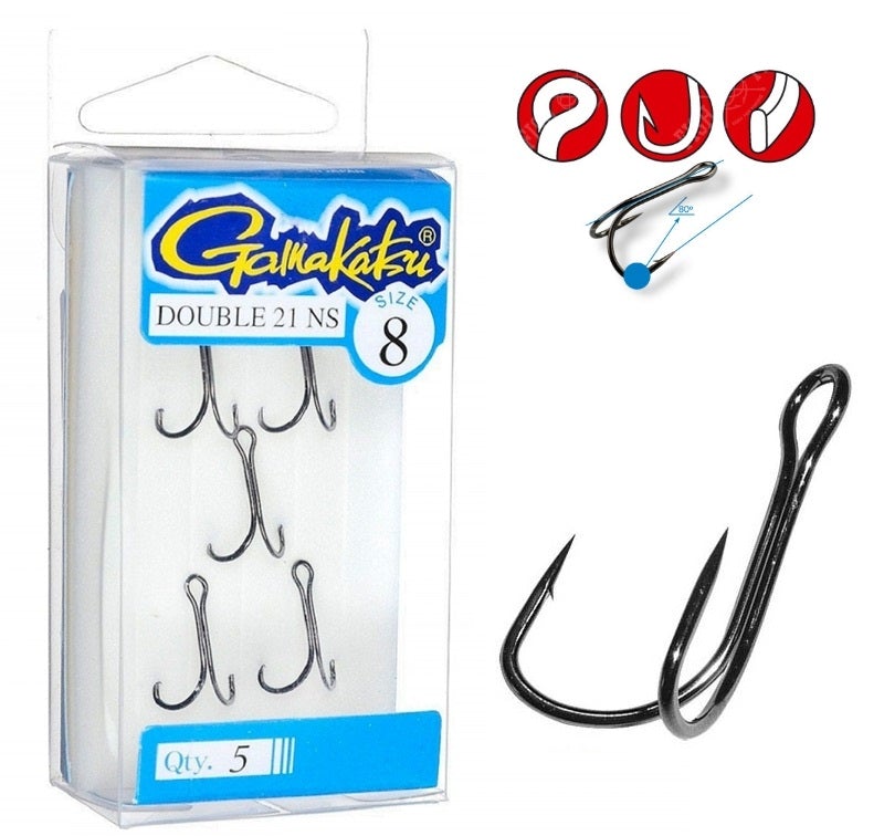 Gamakatsu Double 21 NS-Double Hooks-Gamakatsu