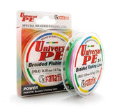 Pītā aukla FANATIK Universal PE X4 150m VariColoured-Braid line-Fanatik