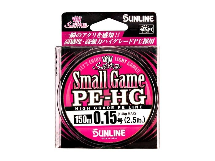 Sunline SMALL GAME PE HG 150M-Braid lines-Sunline