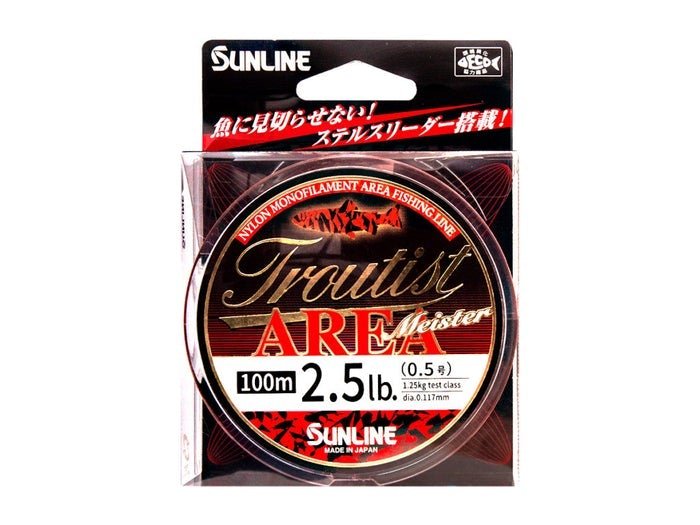 Sunline TROUTIST AREA MEISTER 100M-Monofilament lines-Sunline