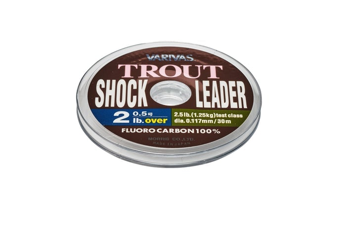 Trout Shock Leader Fluorocarbon (30m)-Fluorocarbon-Varivas