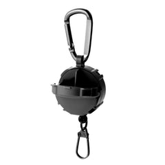 DAIICHISEIKO Carabiner Reel + Micro Case Black