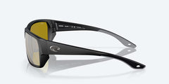 COSTA Tailfin Matte Black Sunrise Silver Mirror