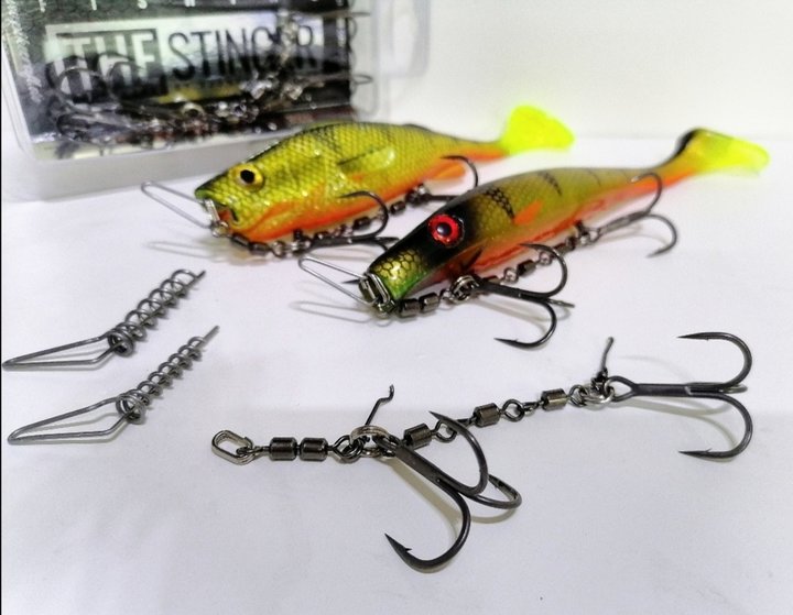 The Swivel Rig L | Lure sizes 16-20cm 2x Stinger Rig with 1/0 BKK Spear-21