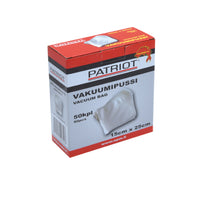 Patriot Vacuum Bag 15cm x 25cm 50-pack