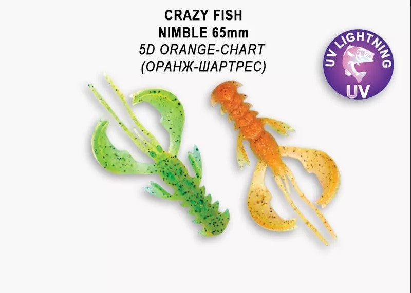 Crazy Fish Nimble 65mm - Ratter BaitsCrazy Fish Nimble 65mmCrazy Fish