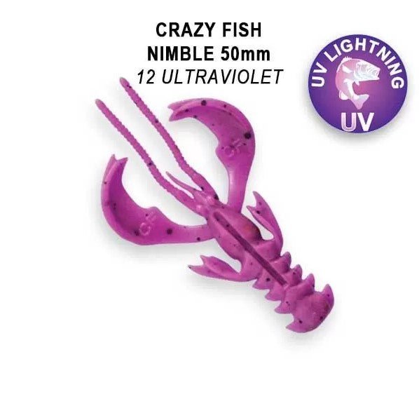 Crazy Fish Nimble 65mm - Ratter BaitsCrazy Fish Nimble 65mmCrazy Fish
