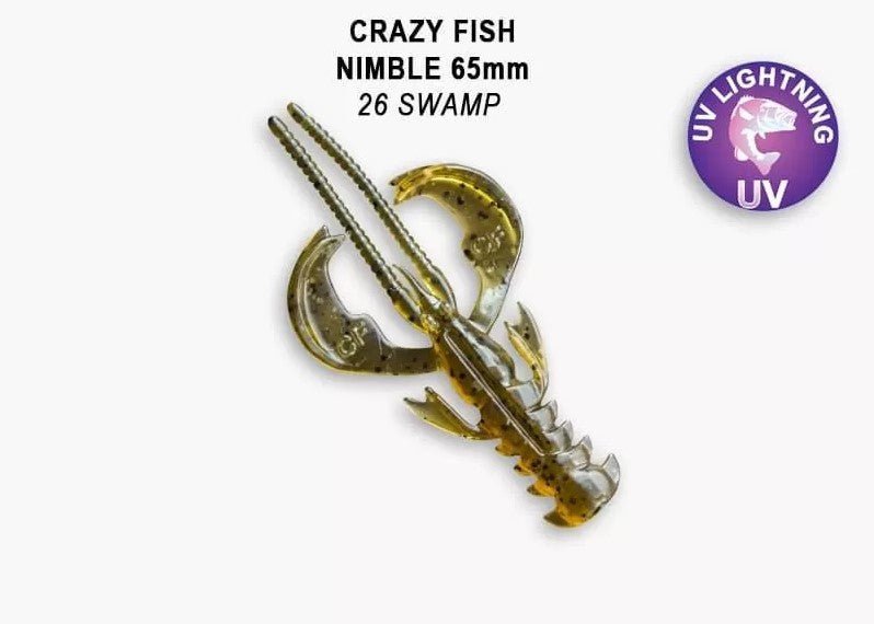 Crazy Fish Nimble 65mm - Ratter BaitsCrazy Fish Nimble 65mmCrazy Fish