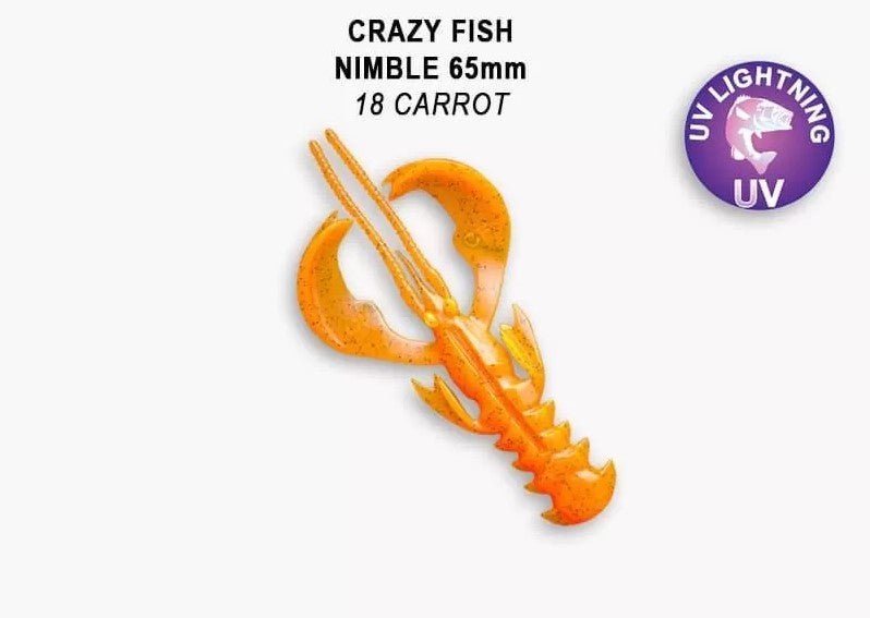 Crazy Fish Nimble 65mm - Ratter BaitsCrazy Fish Nimble 65mmCrazy Fish