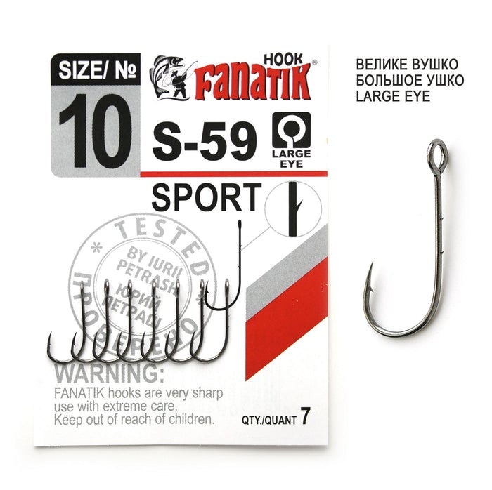 Hooks Fanatik S-59-Single hooks-Fanatik