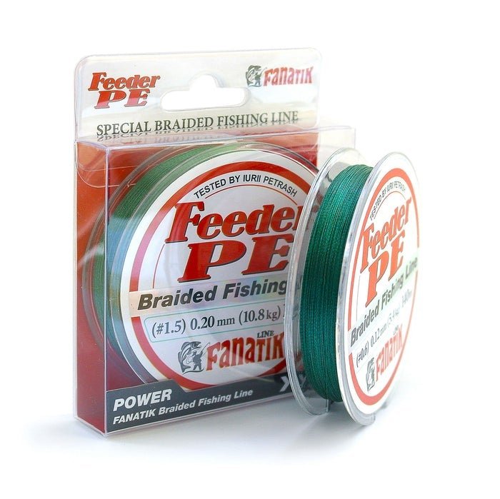 PE-braid FANATIK Feeder PE X4 140 м GREEN-Braid line-Fanatik