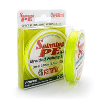PE-line FANATIK Spinning  PE X4 Yellow-Braid line-Fanatik