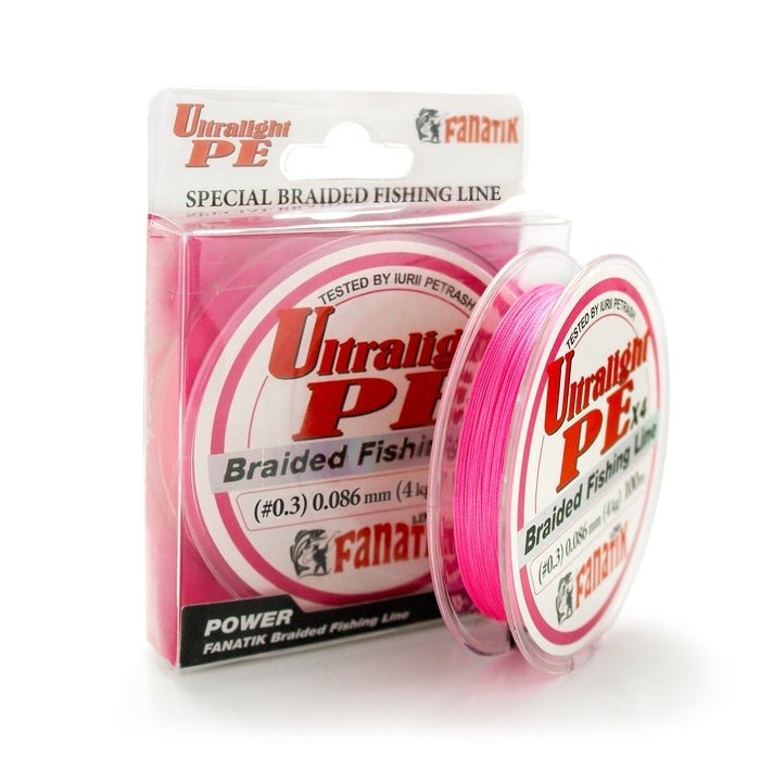 Pe-line FANATIK Ultralight PE X4 100 м-Braid line-Fanatik