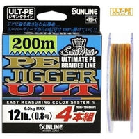 Sunline PE JIGGER ULT(4braid)200M-Braid lines-Sunline